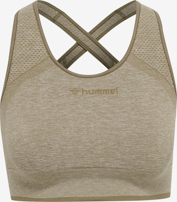 Hummel Bralette Sports Bra in Beige: front