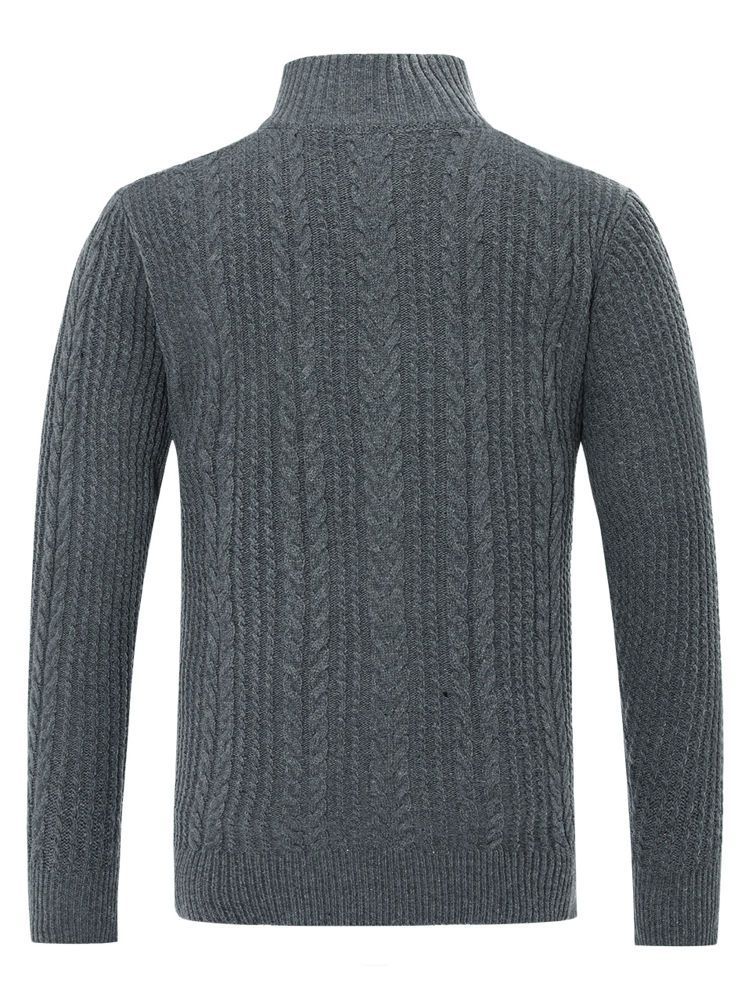 Youthup Knit Cardigan in Grey