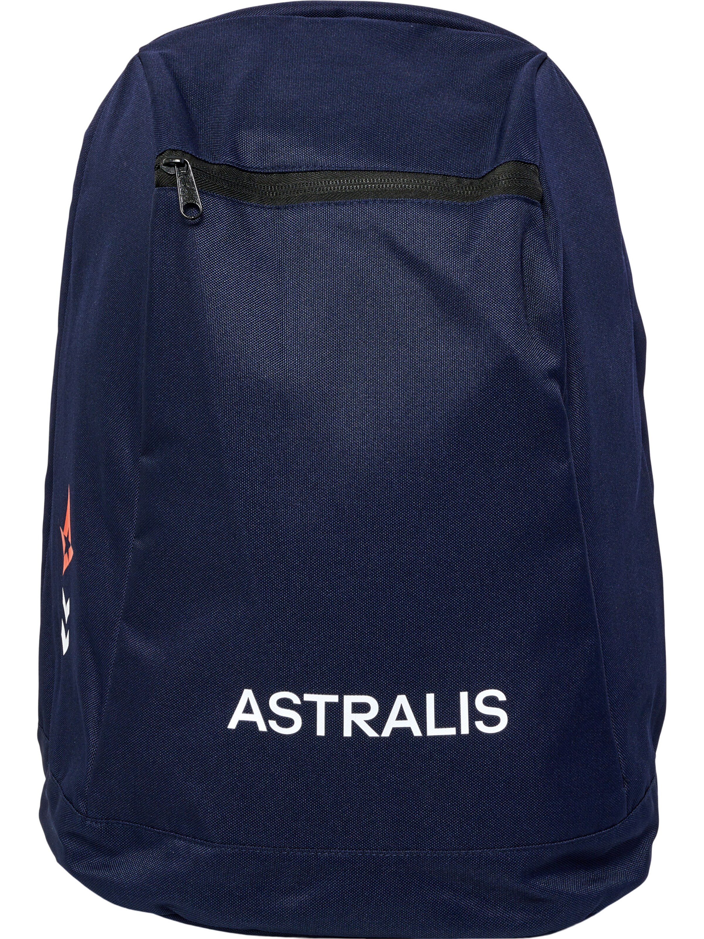 Hummel Sportrugzak in de kleur Marine / Koraal / Wit, Productweergave