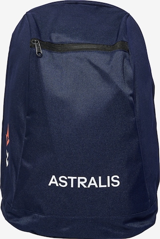 Hummel Sports Backpack in Blue: front