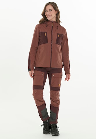 Whistler Regular Outdoor Pants 'ANISSY' in Brown