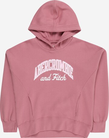Abercrombie & Fitch Свитшот в Ярко-розовый: спереди