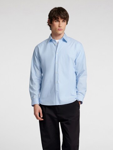 SELECTED - Ajuste confortable Camisa 'SLHBen' en azul: frente