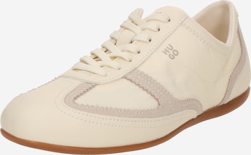 HUGO Matalavartiset tennarit 'Mystie' värissä valkoinen: etupuoli