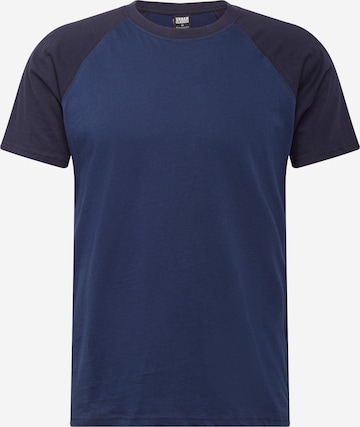 T-Shirt Urban Classics en bleu : devant