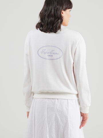 Pepe Jeans Tepláková bunda - Biela: predná strana