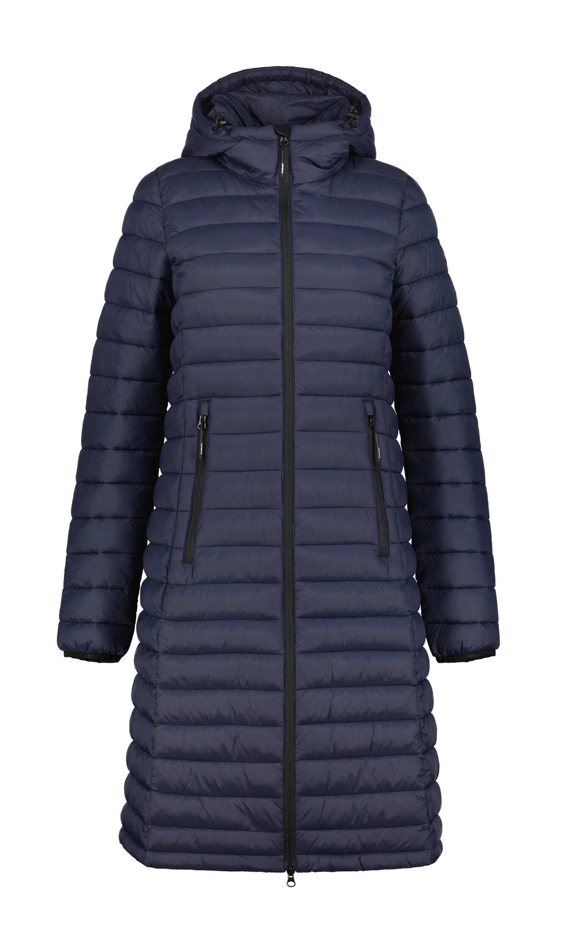 ICEPEAK Winter Coat in Blue: front