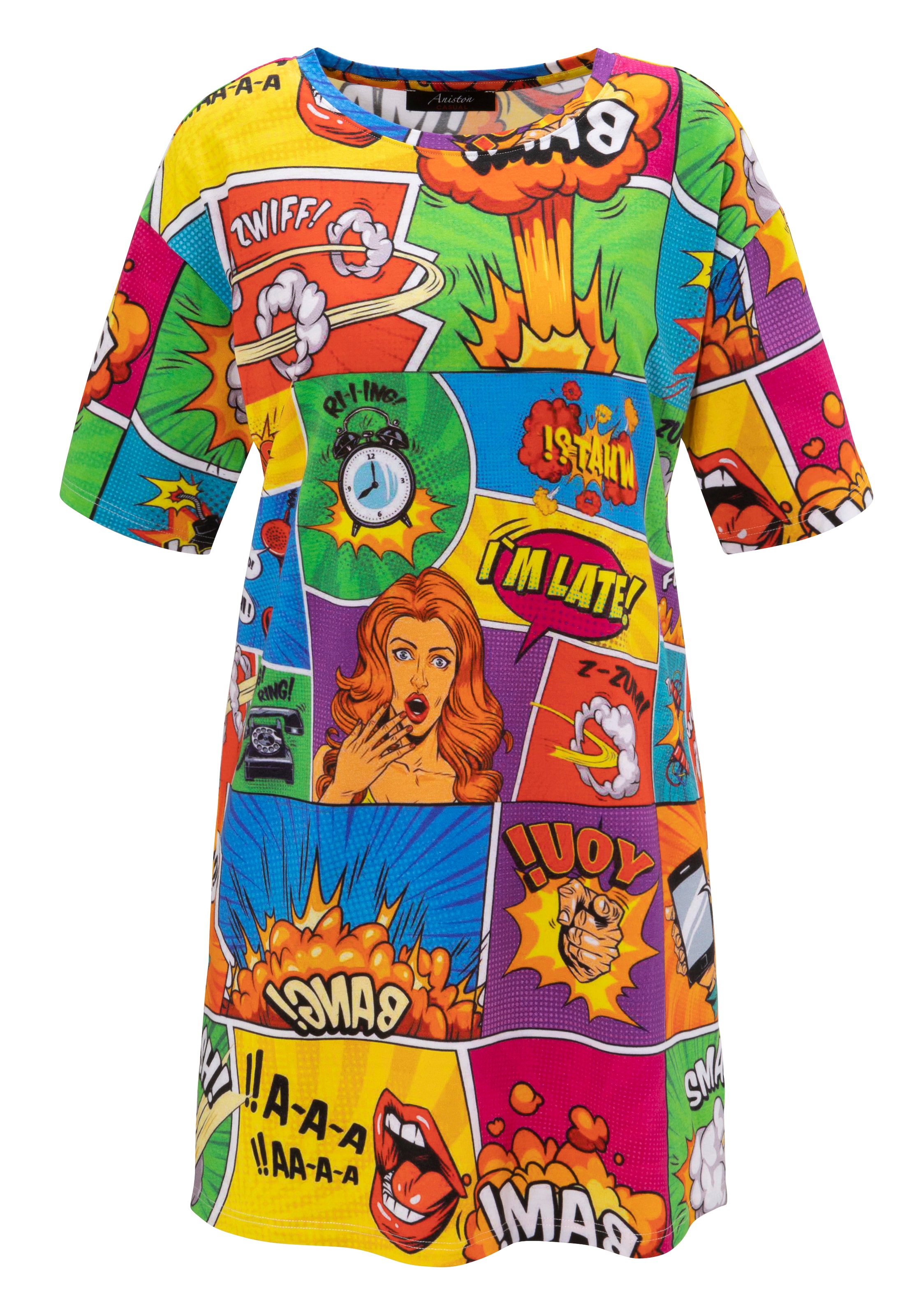 Aniston CASUAL Summer Dress in Mixed colors: front