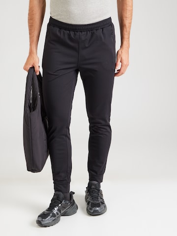 4F Tapered Sportbroek 'FNK' in Zwart: voorkant