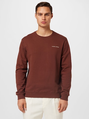 Casual Friday Sweatshirt 'Severin' i brun: framsida