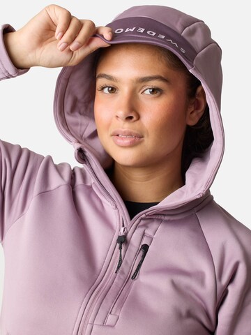Veste en polaire fonctionnelle 'Lofoten' SWEDEMOUNT en violet