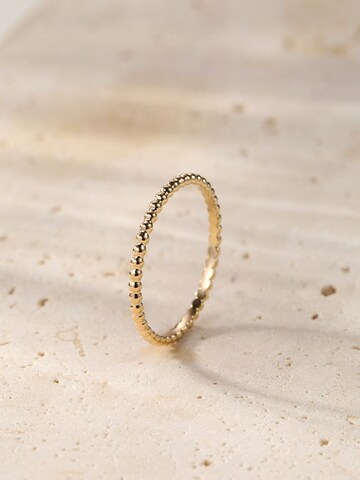 Dear Me Ring 'Bond Beaded' in Gold