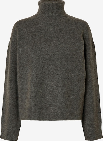 pilka SELECTED Megztinis 'SLFLULU': priekis