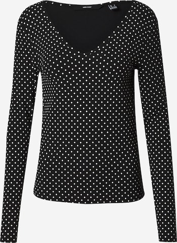 VERO MODA Shirt 'BARBARA' in Zwart: voorkant