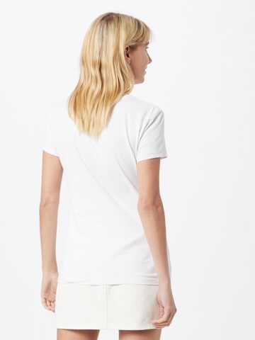 ONLY - Camiseta 'LOVE LIFE' en blanco