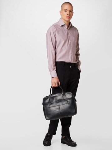 BOSS Regular Pantalon 'Lenon' in Zwart