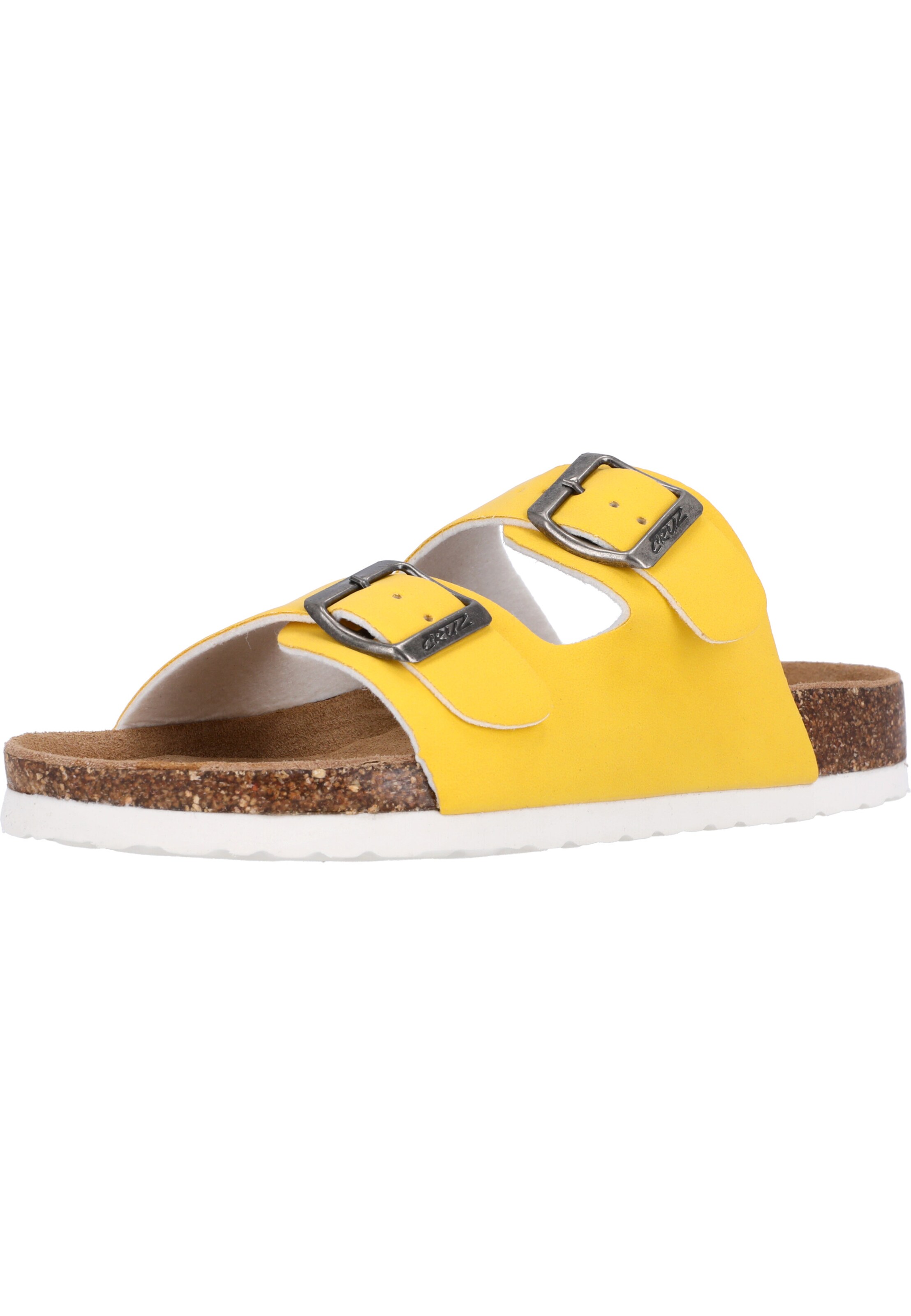Cruz Mules 'Whitehill' in Yellow: front