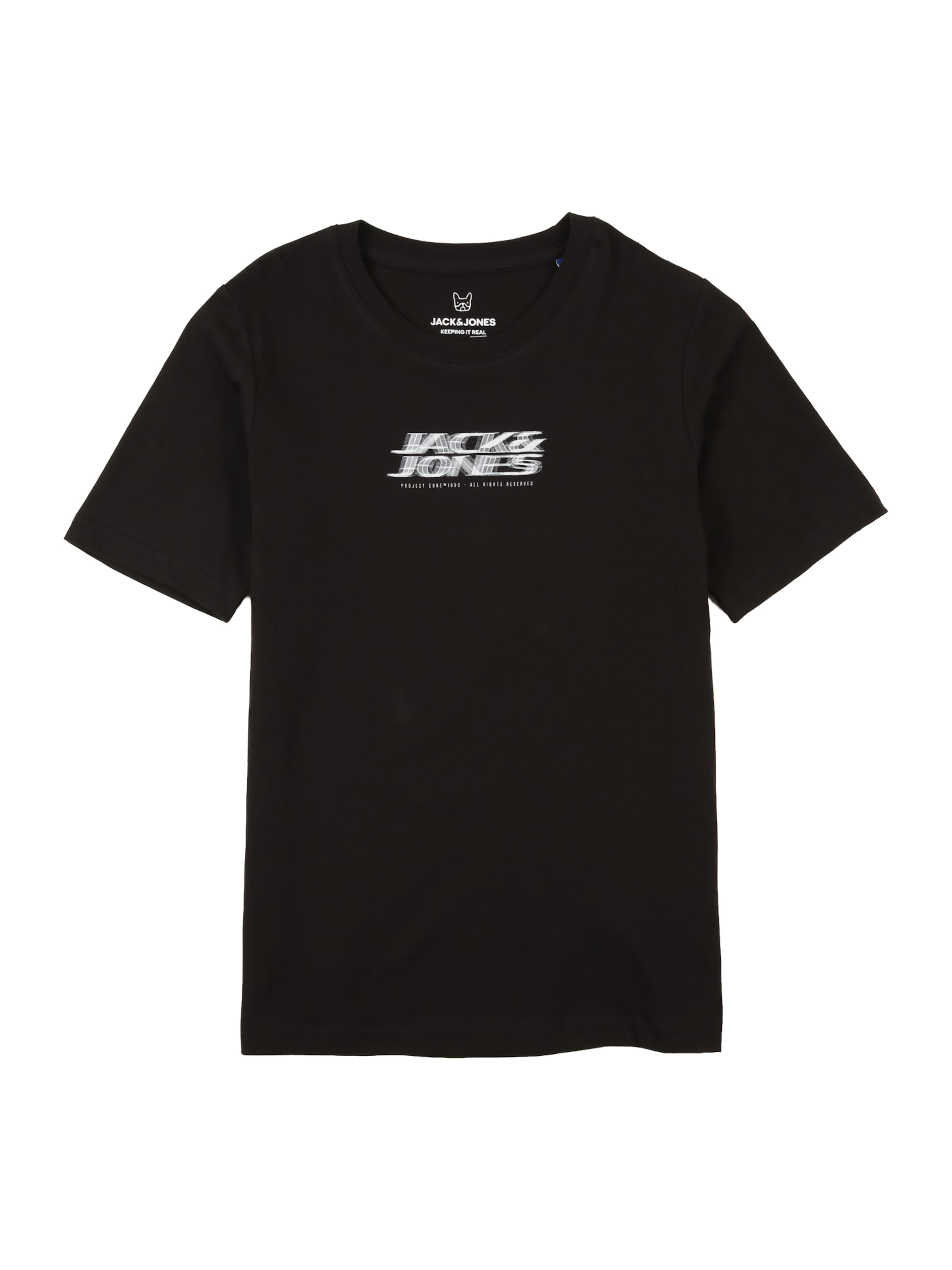 T-Shirt 'JCOFUSION' Jack & Jones Junior en noir : devant