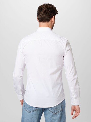 Coupe slim Chemise Only & Sons en blanc