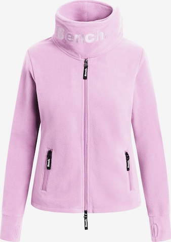 BENCH - Chaqueta polar 'Funnel' en lila: frente