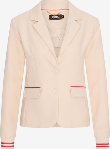 Blazer 'Let's Take A Break' di 4funkyflavours in beige: frontale