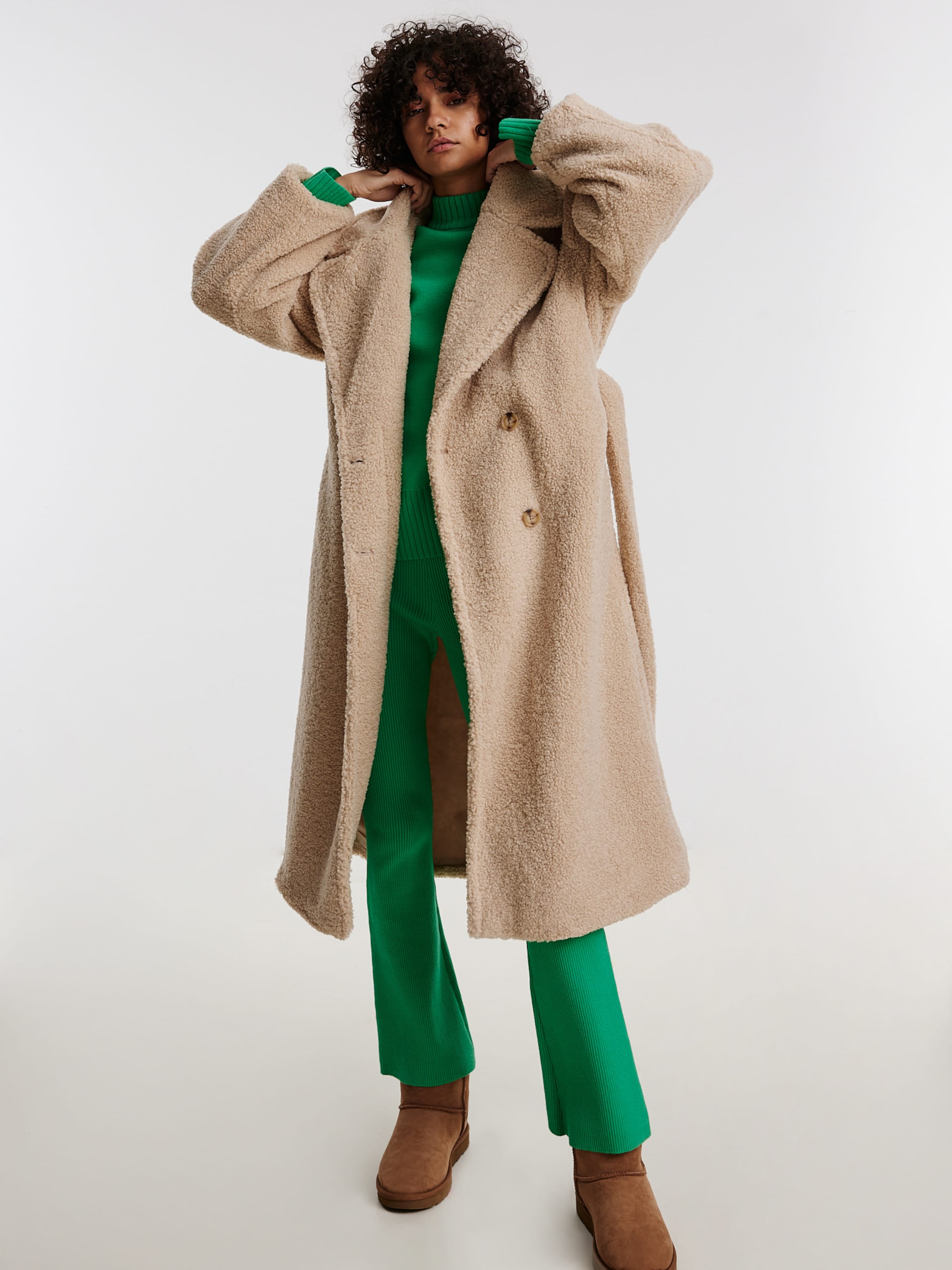 Manteau d hiver Imelda EDITED en Beige ABOUT YOU