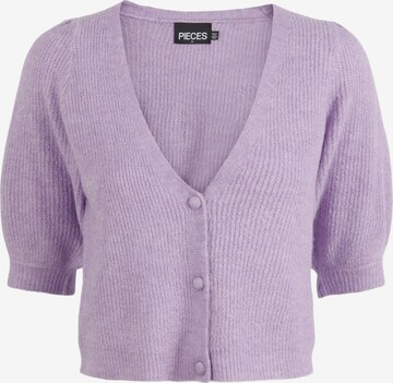 PIECES Cardigan 'Jennifer' i lilla: forside