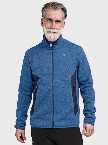 Veste en polaire fonctionnelle 'Circ Yew' Schöffel en bleu : devant