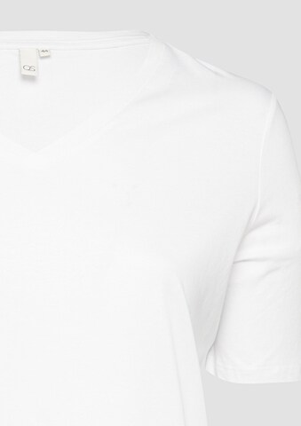 T-shirt QS en blanc