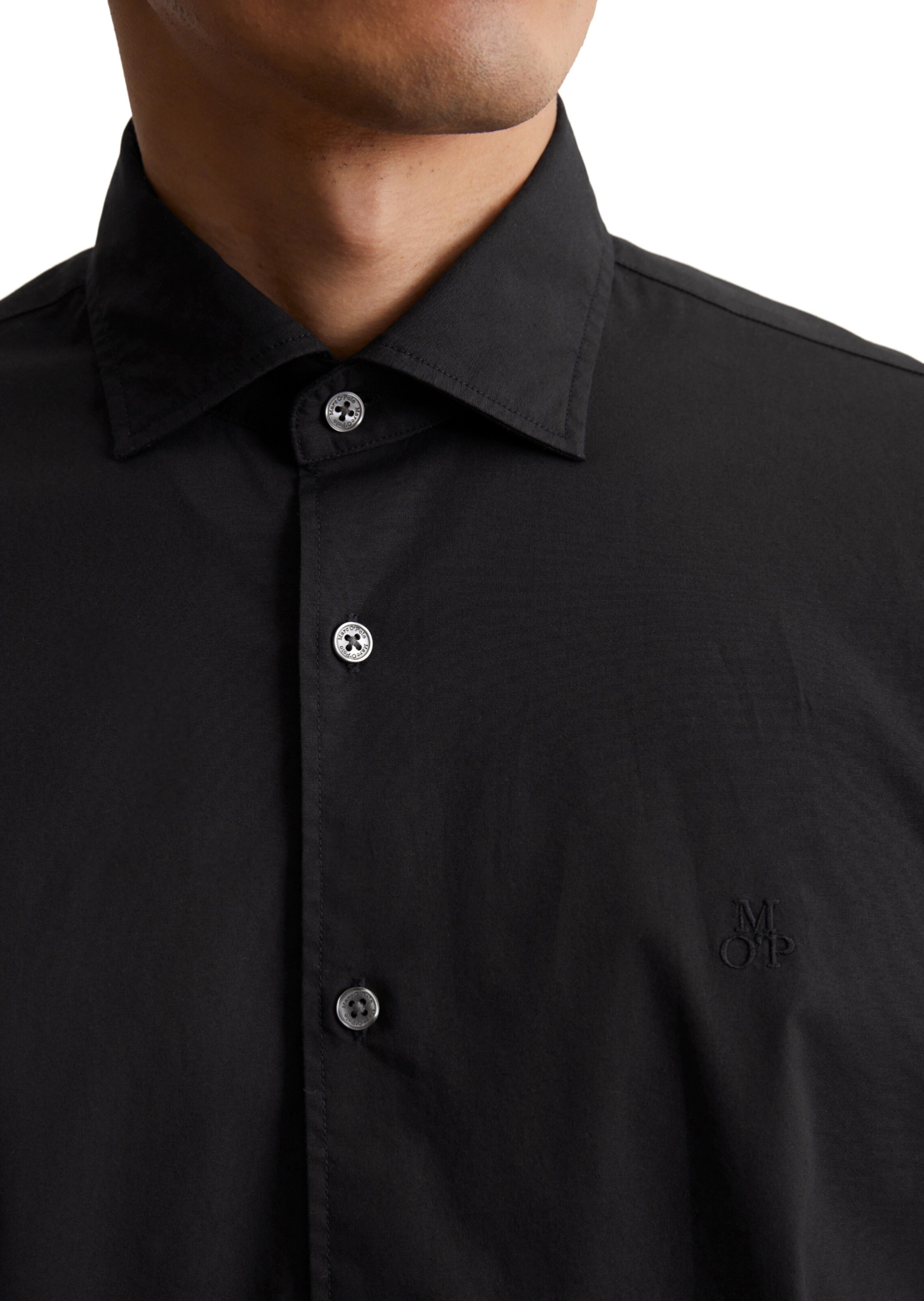 Marc O'Polo Regular fit Button Up Shirt in Black