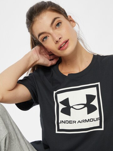 UNDER ARMOUR Performance Shirt 'Glow' in Black