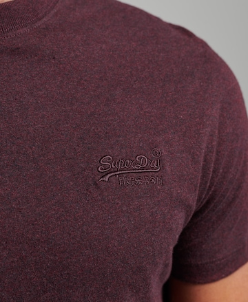 T-Shirt Superdry en rouge
