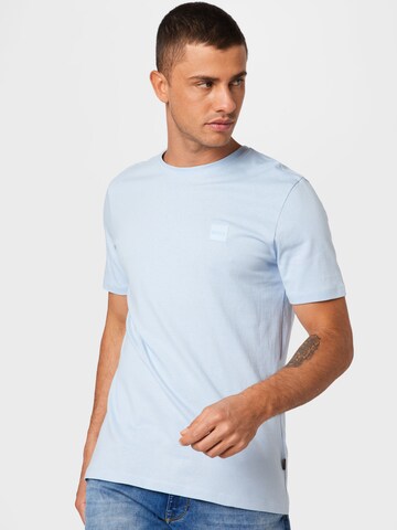 T-Shirt 'Tales 1' BOSS Orange en bleu : devant