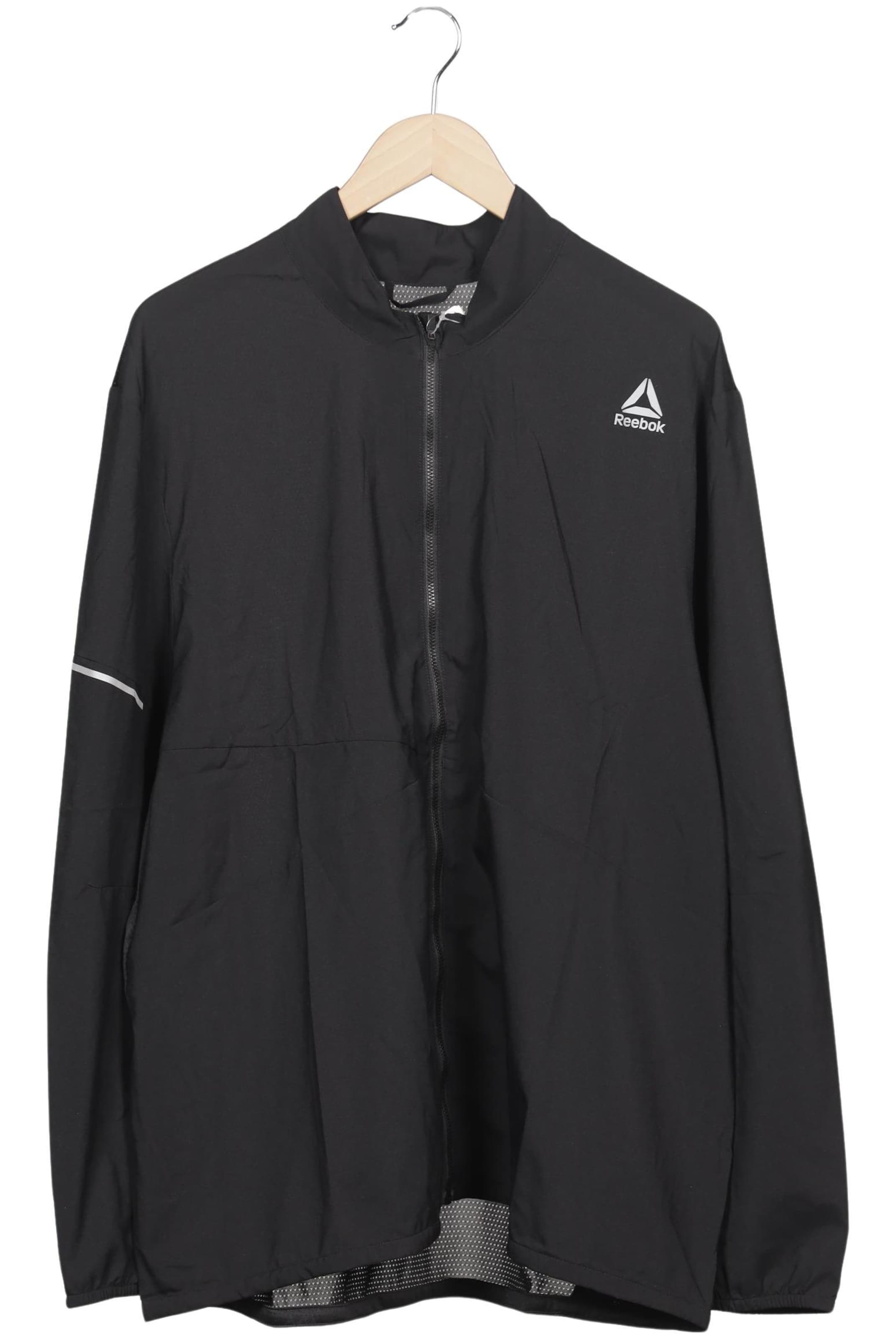 Reebok Jacke XXL in Schwarz: Vorderseite