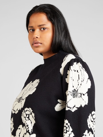 Vero Moda Curve Genser 'Flora' i svart