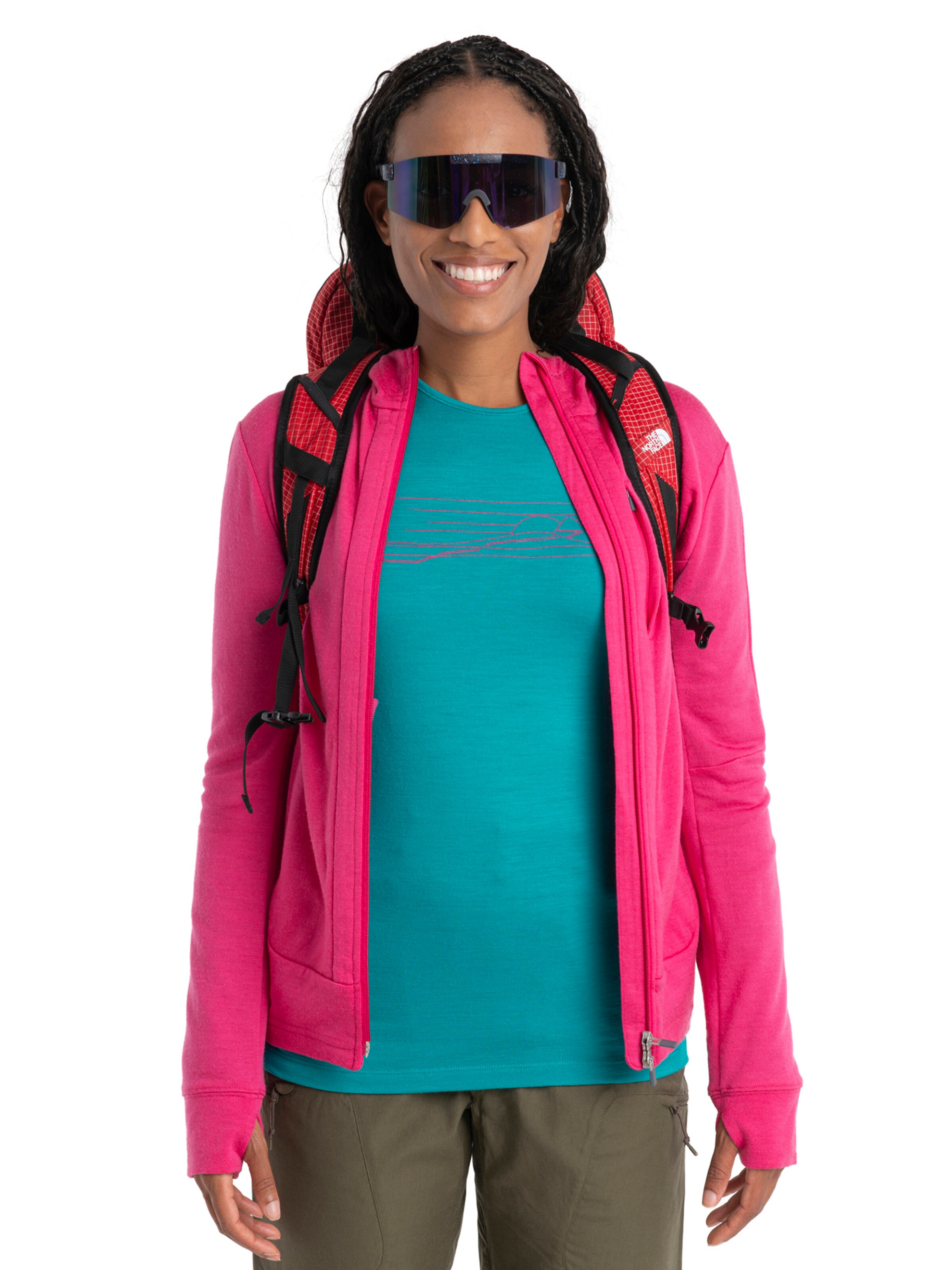 ICEBREAKERTehnička sportska majica 'Oasis' - crna boja