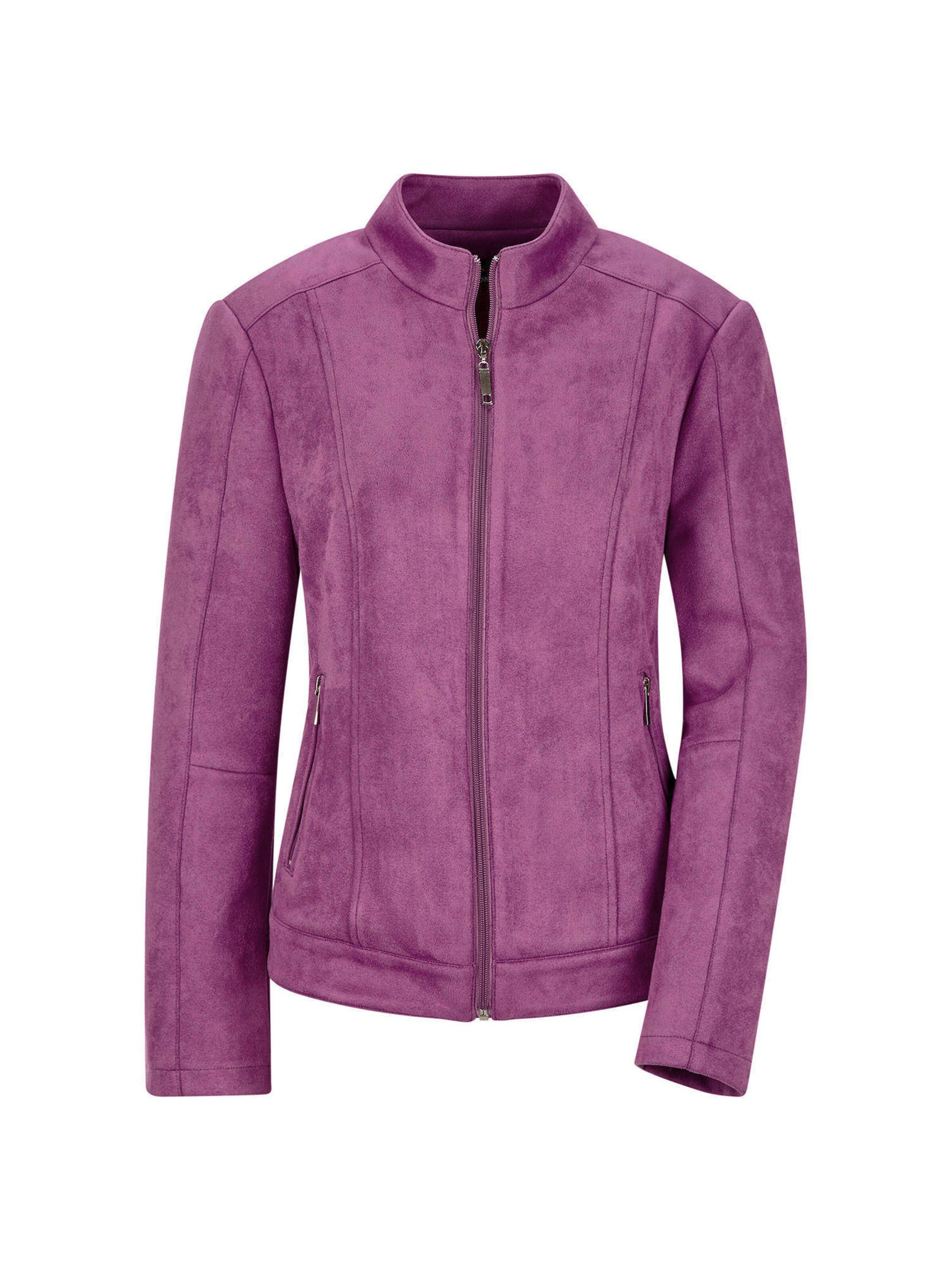 Goldner Between-season jacket in Purple: front