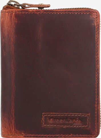 Greenland Nature Wallet in Brown: front