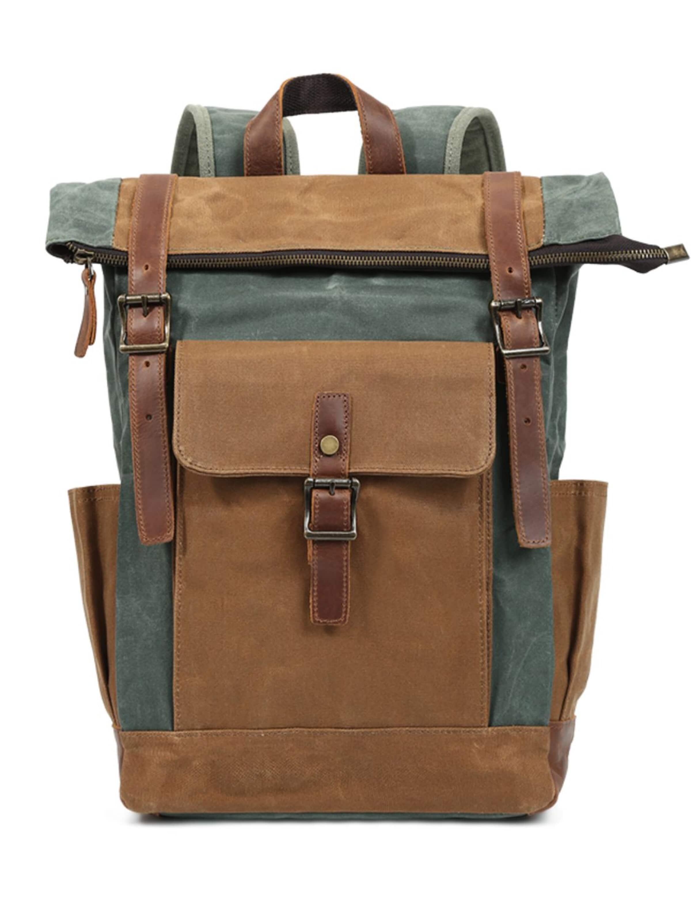 jolar Rucksack 'UNISEX'‌‌‌ in Grün: Vorderseite