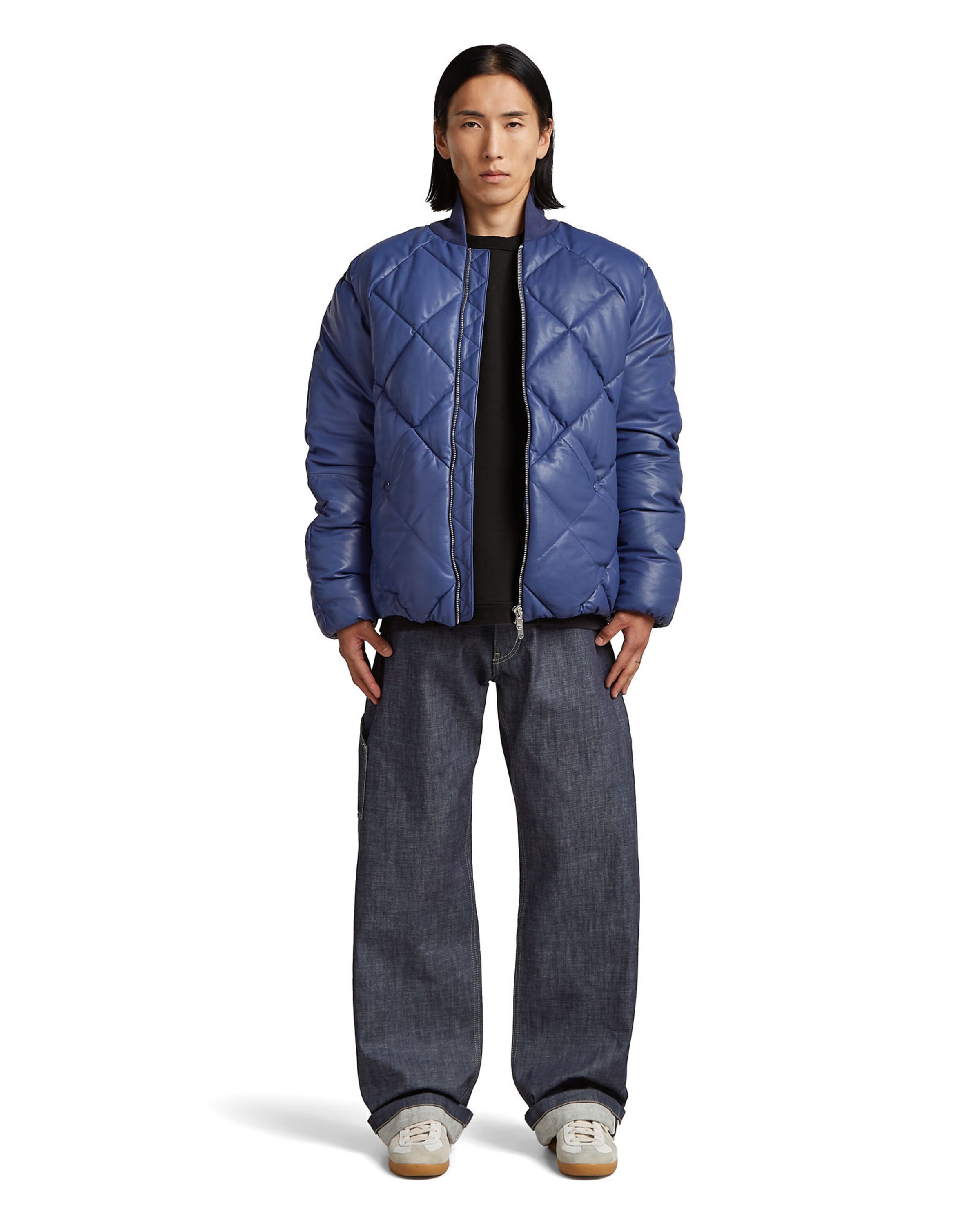 G-STAR Between-season jacket 'MN HUG Puffer' in Blue