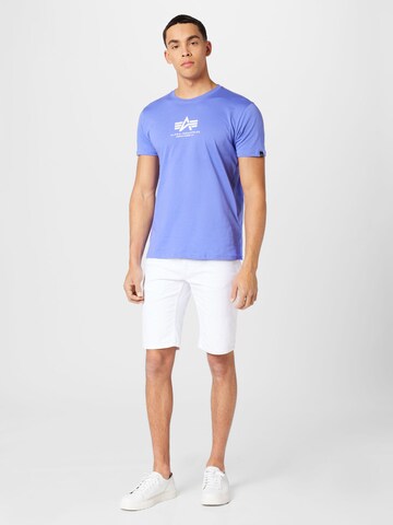 ALPHA INDUSTRIES T-Shirt in Lila