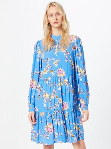 Y.A.S Shirt Dress 'INDIGO' in Blue: front