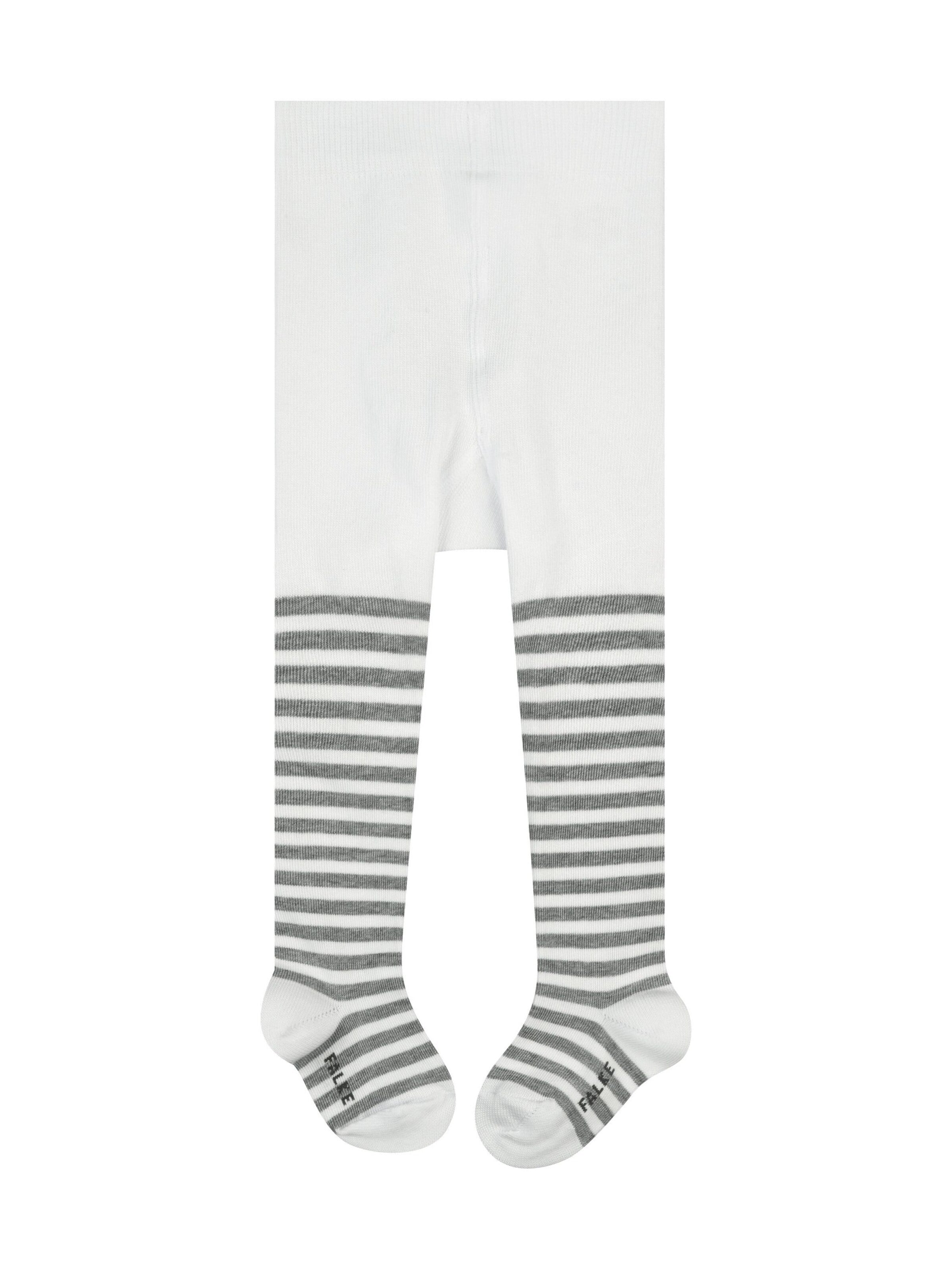 FALKE Tights 'Stripe' in White: front