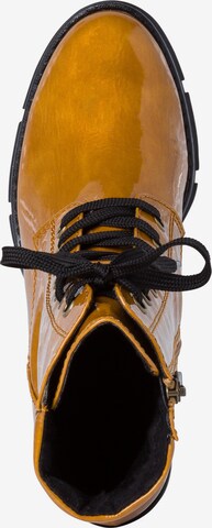 MARCO TOZZI Lace-up bootie in Yellow