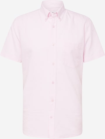 Coupe regular Chemise BURTON MENSWEAR LONDON en rose : devant