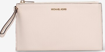 Pochette 'Pochette Michael Kors pelle vera con zip' di Michael Kors in beige: frontale