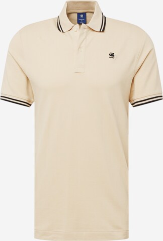 G-Star RAW Poloshirt 'Dunda' in Beige: predná strana