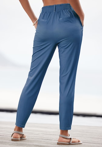 LASCANA Конический (Tapered) Пижамные штаны в Синий