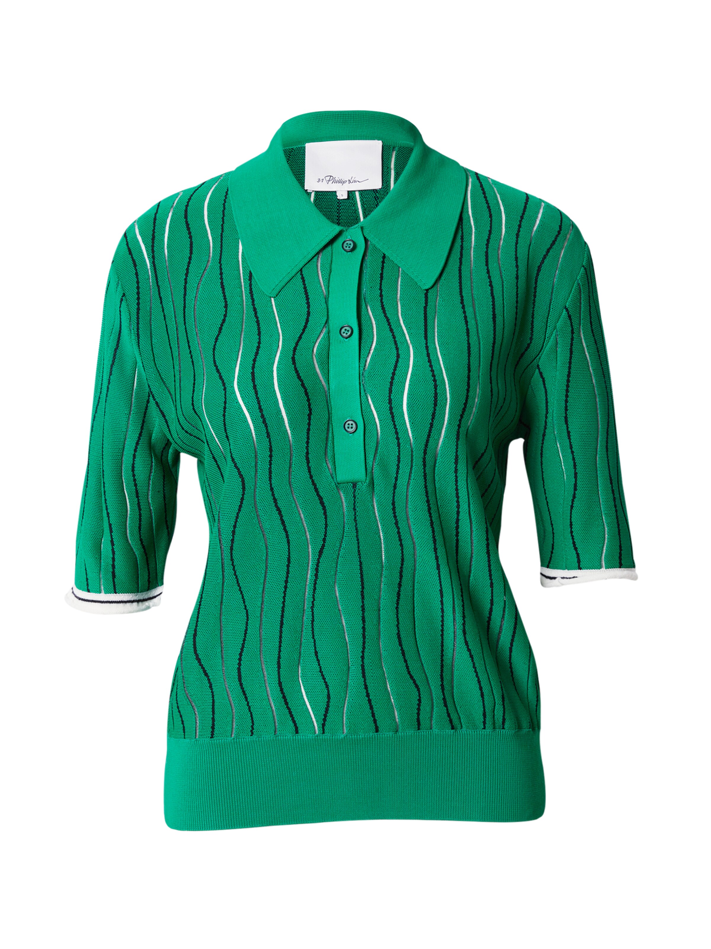 Maglietta di 3.1 Phillip Lim in verde: frontale