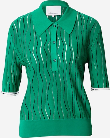 3.1 Phillip Lim Shirt in Groen: voorkant